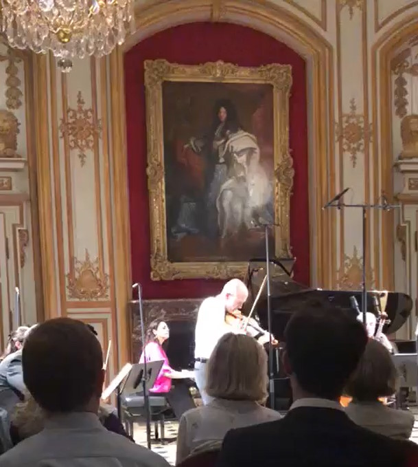 Video concert avec orchestre Invalides